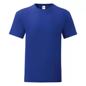 Image of Fruit Of The Loom Mens Iconic T-Shirt (3XL) (Cobalt Blue)