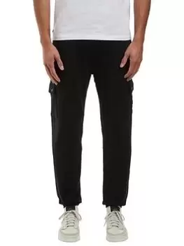 Image of Weekend Offender Kwale Cargo Jog Pant, Black, Size S, Men
