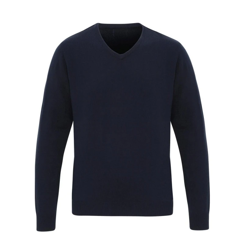 Image of Premier Premier Men Essential Acrylic V Neck Sweatshirt in Navy Size: X-Small Navy XS Male 5063425979943