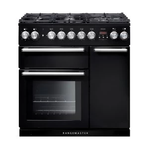 Image of Rangemaster NEX90DFFBL-C NEXUS 90cm Dual Fuel Range Cooker