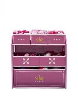 Image of Princess Crown Multi Bin Toy Organizer