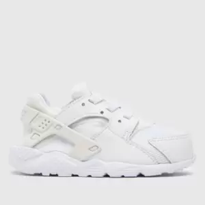 Image of Nike White Huarache Run Toddler Trainers
