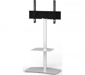 Image of Sonorous Tall Contemporary PL2810-WHT 650 mm TV Stand with Bracket