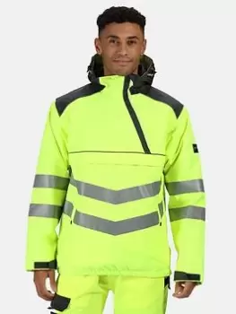 Image of Regatta Professional Workwear Tactical Hi Vis Bomber Jacket - Yellow, Yellow, Size 2XL, Men