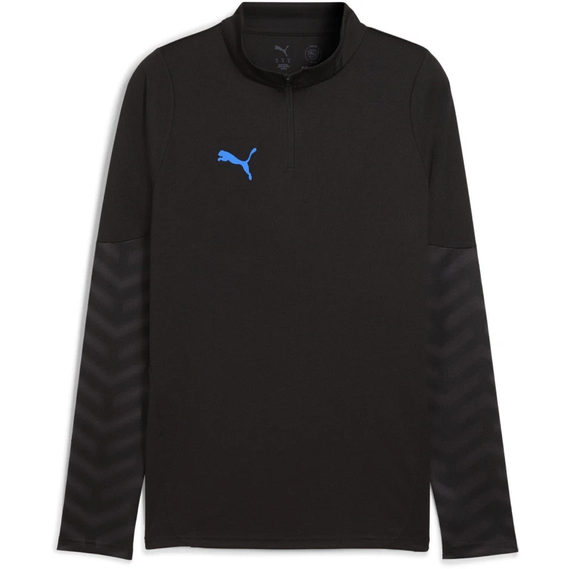 Image of Puma Individual Cup Drill Top Adults Black/Blue unisex S