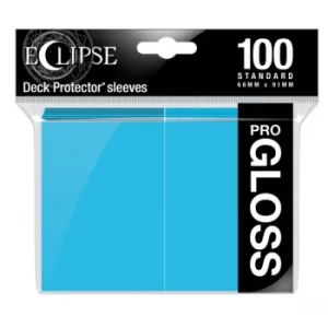 Image of Ultra Pro Eclipse Gloss Standard Sleeves: Sky Blue -100 Sleeves