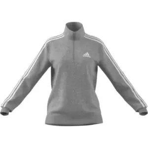 Image of adidas Quarter Zip Sweater Womens - Grey