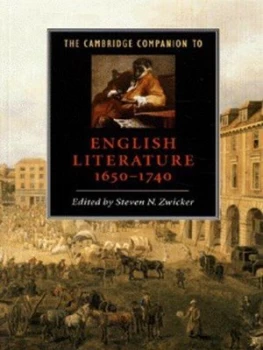Image of The Cambridge Companion to English Literature 1650-1740 by Steven N. Zwicker Paperback