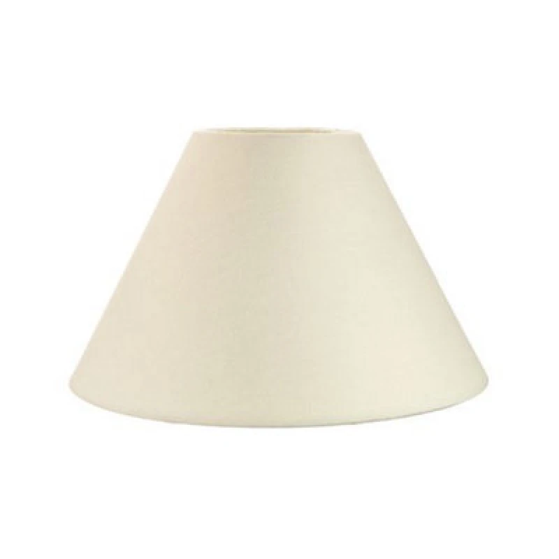 Image of Happy Homewares Traditional 10 Cream Cotton Coolie Lampshade Suitable For Table Lamp Or Pendant