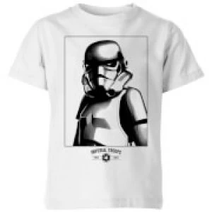 Image of Star Wars Imperial Troops Kids T-Shirt - White - 9-10 Years