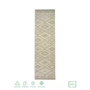 Image of Relay Hydroflex Indoor/Outdoor Rug Diamond Natural 060X230Cm