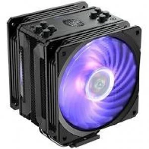 Image of Cooler Master Hyper 212 RGB Black Edition Universal Socket 120mm PWM 2000RPM RGB LED Fan CPU Cooler with Wired RGB Controller