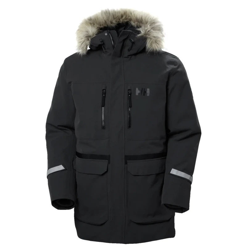 Image of Helly Hansen Parka Helly Hansen Varanger Noir Male M