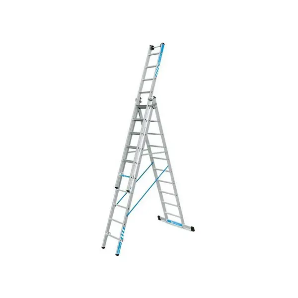 Image of ZARGES Zarges - 41579 Skymaster Plus x Combination Ladder 3-Part 3 x 10 Rungs ZAR41579 41579