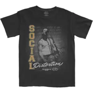 Image of Social Distortion - Athletics Unisex XX-Large T-Shirt - Black