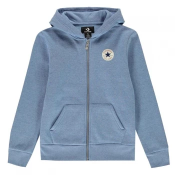 Image of Converse Full Zip Hoodie Junior - Coast Heather