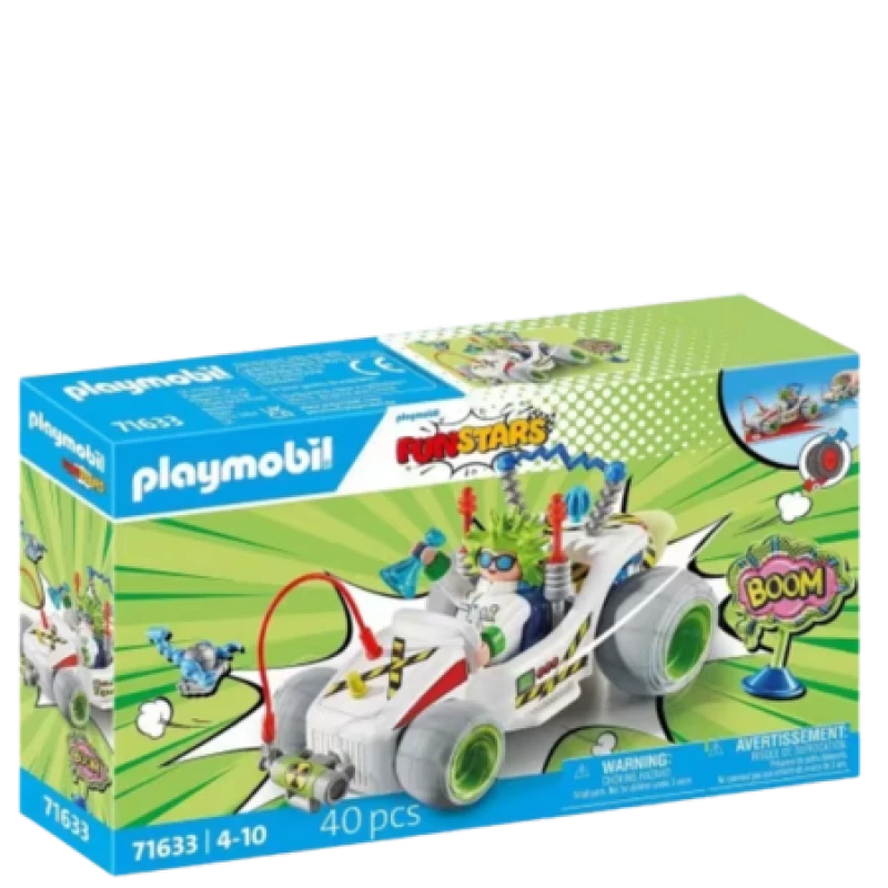 Image of Playmobil Funstars Racing Professor Playset PLAYMOB-71633