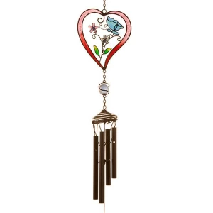 Image of Red Heart Windchime