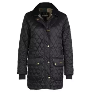 Image of Barbour Womens Kilmarie Quilted Jacket Black/Ancient 18