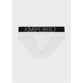 Image of Emporio Armani Big Eagle Briefs White Size L Men