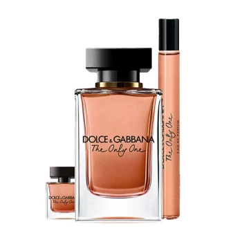 Image of Dolce & Gabbana The Only One Gift Set 100ml Eau de Parfum + 10ml Eau de Parfum + 7.5ml Eau de Parfum