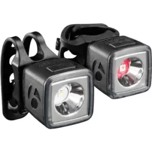 Image of Bontrager Ion 100/Flare R City Light Set - 100/35 Lumen - Black