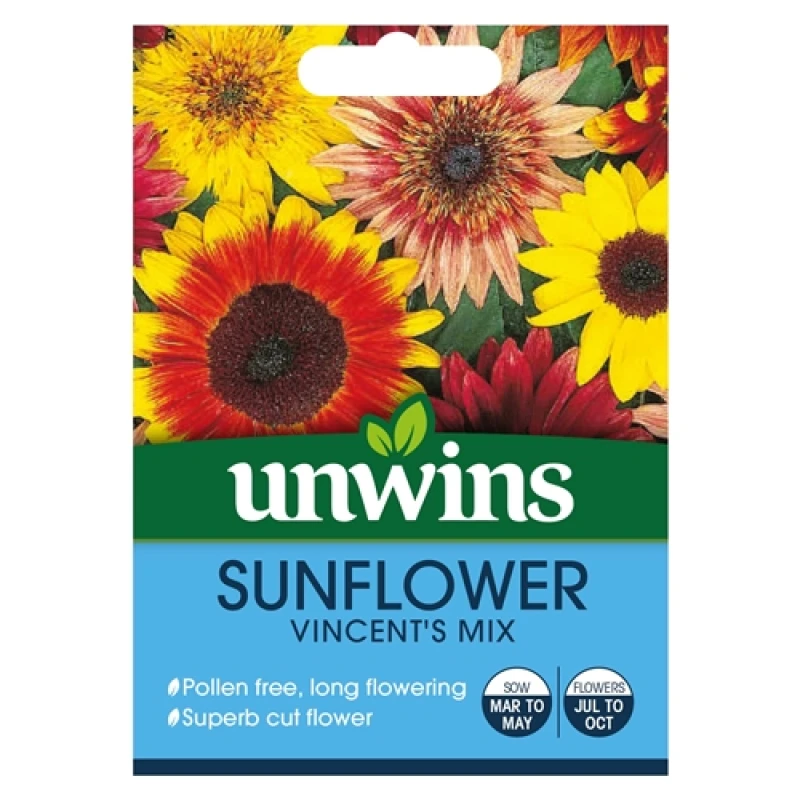 Image of Unwins Sunflower Vincent's Mix
