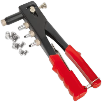 Image of Sealey Threaded Nut Riveter and 40 Assorted Rivets