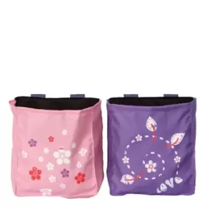 Image of Manis-h 2 Bed Pockets In A Heart And Flower Design