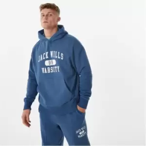 Image of Jack Wills Varsity Graphic Hoodie - Blue