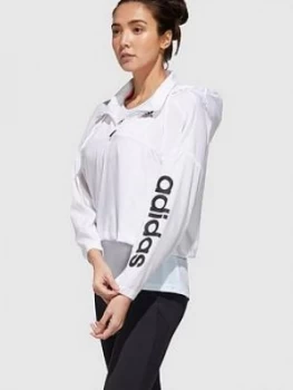 Image of Adidas Response At Windbreaker - White