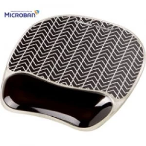 Image of Fellowes Mousepad Wrist Support Black