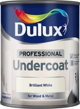 Image of Dulux Professional Pure Brilliant White Undercoat 750ml