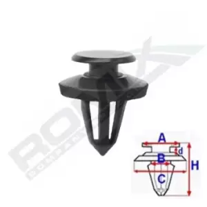 Image of ROMIX Clip FIAT,PEUGEOT,CITROEN C70303 71738386,9345A1,46835626