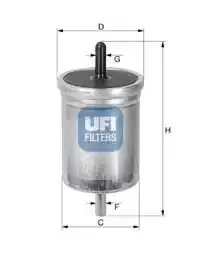 Image of UFI 31.513.00 Fuel Filter Petrol