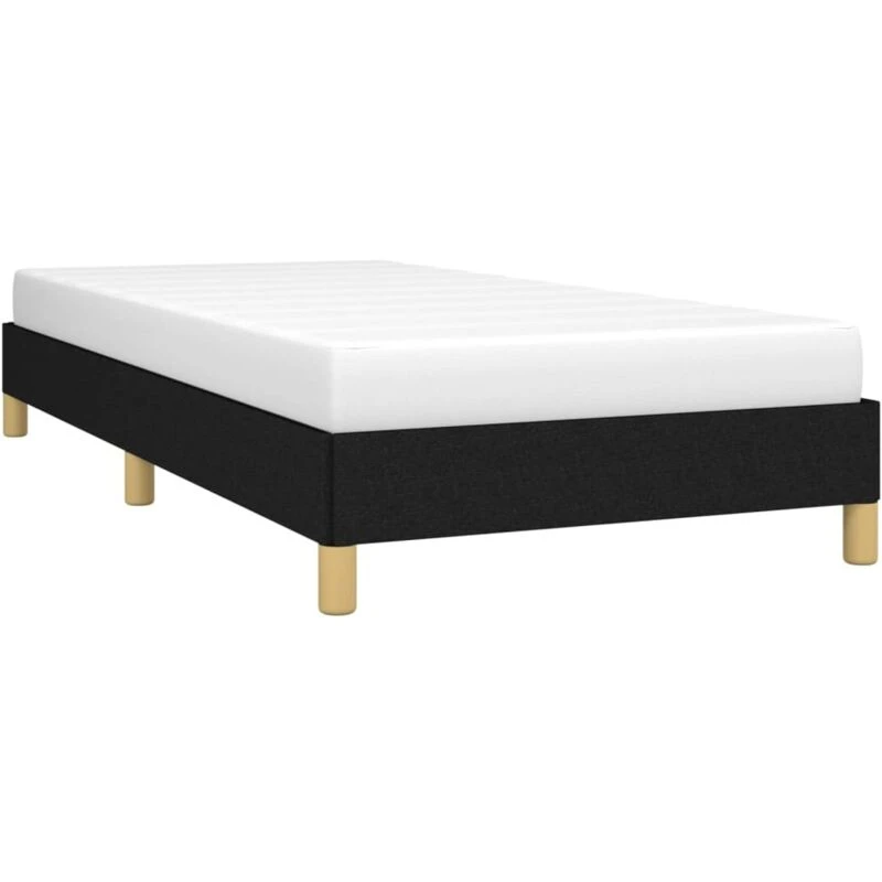Image of VIDAXL Bed Frame without Mattress Black 90x190cm Single Single Fabric Vidaxl 8720287176756