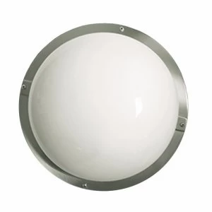 Image of Eterna IP44 16W 2D Low Energy Stainless Steel Fitting