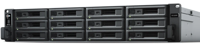 Image of Synology Synology RX1223RP storage drive enclosure HDD/SSD enclosure Black 2.5/3.5" RX1223RP