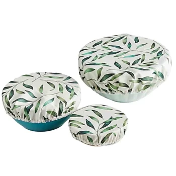 Image of Tabitha Eve Biodegradeable Bowl Covers - Set of 3 S/M/L Olive Branch