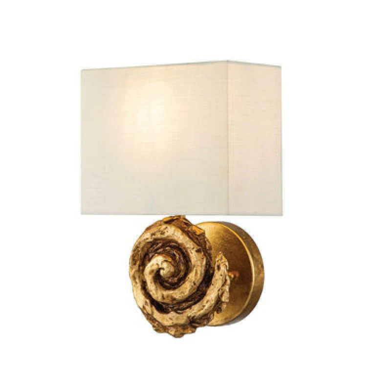 Image of Flambeau Flambeau Swirl Wall Light - Gold