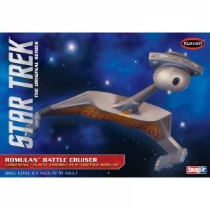 Image of Star Trek 11000 Romulan Battle Cruiser Model Snap Kit