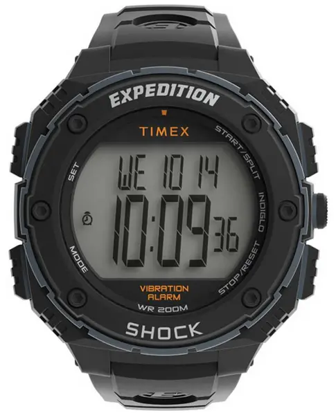 Image of Timex TW4B24000 Mens Rugged Digital Black Strap Watch