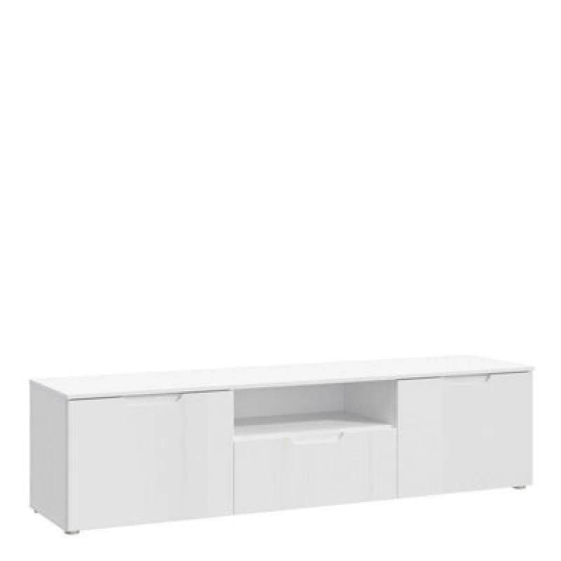 Image of Furniture To Go Sienna TV Unit In White/white High Gloss