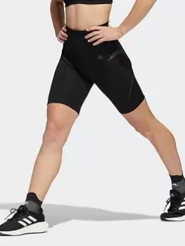 Image of adidas Tailored Hiit 45 Seconds Training Short Tights - Black Size M Women