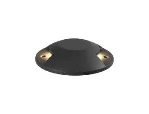 Image of Inground Driveover 2 Light, 2 x 6W LED, 3000K, 236lm, IP67, IK10, Anthracite