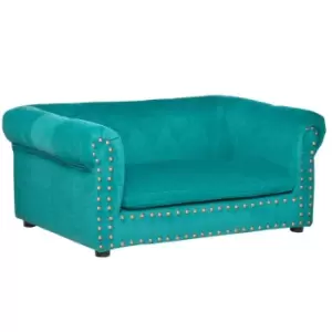 Image of Pawhut Small Dog Bed w/ Removable Soft Cushion For Puppy Kitten - Green