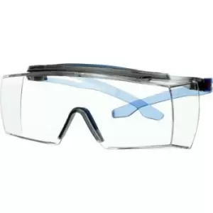 Image of 3M SF3701XSGAF-BLU Safety glasses Anti-fog coating Blue DIN EN 166, DIN EN 170, DIN EN 172