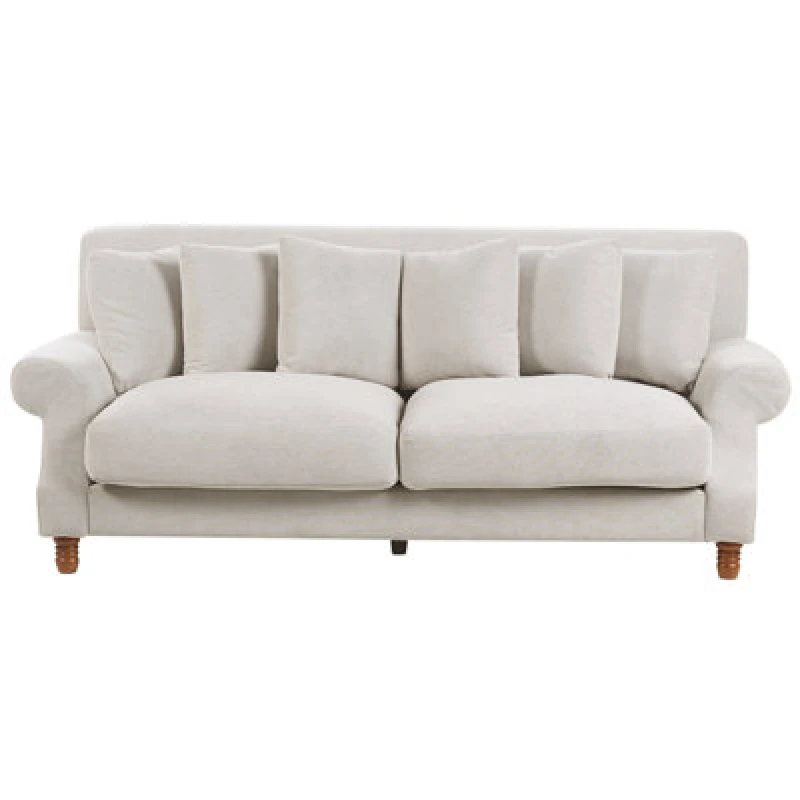 Image of Beliani Sofa 2 Seater Eike Fabric Off-White