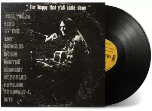 Image of Neil Young Dorothy Chandler Pavilion 1971 LP black
