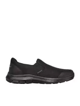 Image of Skechers 232230w - Flex Advantage 4.0 Wide Fit Trainer, Black, Size 9, Men